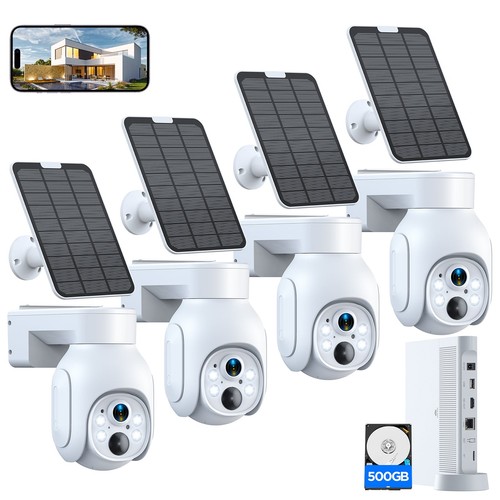 Telecamere solari 10ch 4k - telecamere,