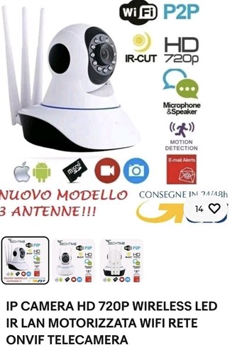 Camera 720p wireless led - hd,
