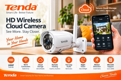 Tenda wireless day night - hd, day/night